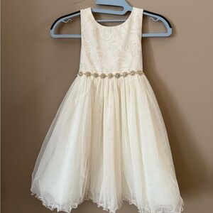 NWT Girl’s American Princess Ivory Flower Girl Pageant Dress